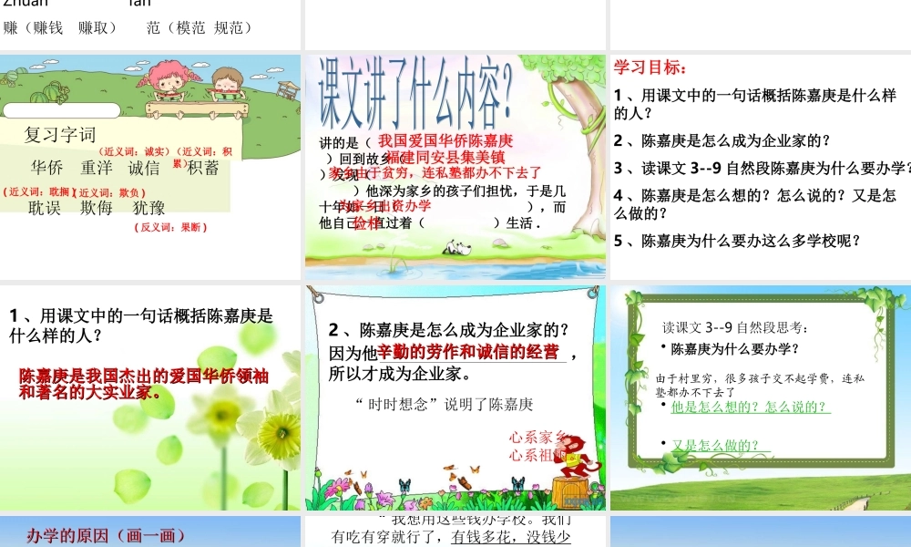 14课《陈嘉庚办学》课件