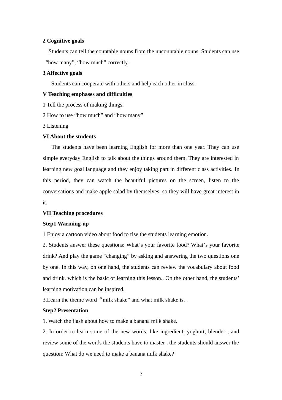 unit7teachingplan_第2页