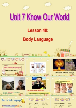 Lesson40BodyLanguage