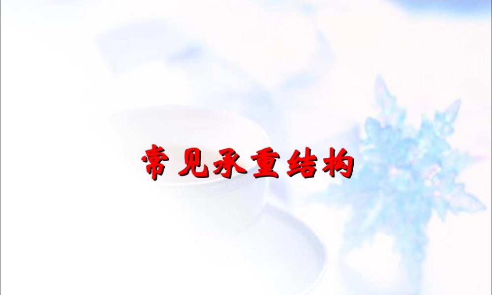 《常见承重结构》课件2