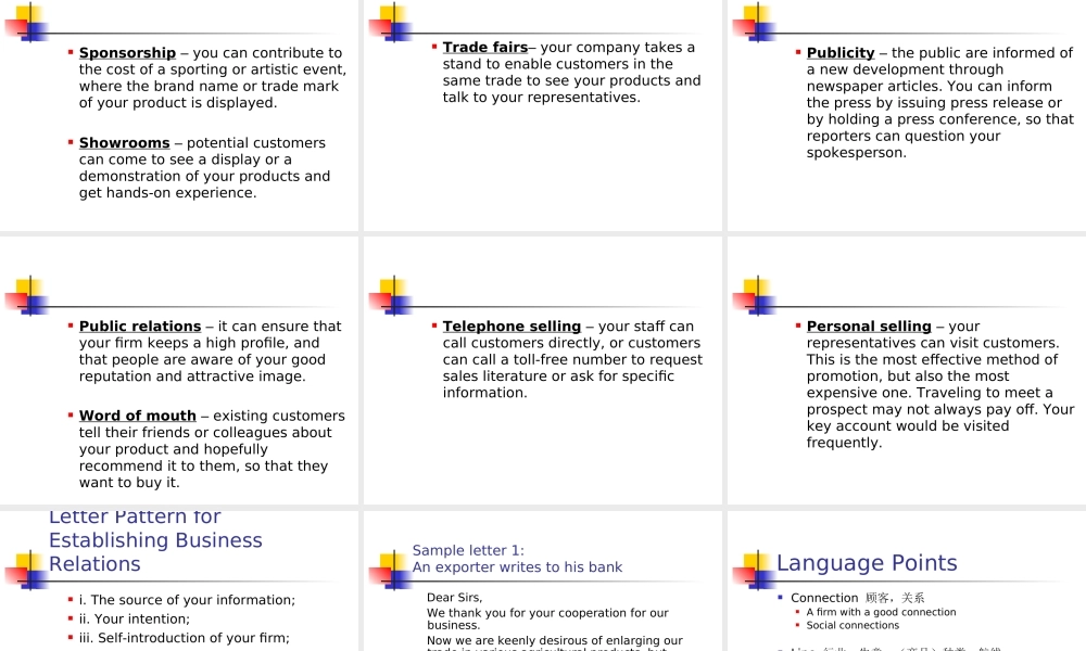 Unit2EstablishingBusinessRelations