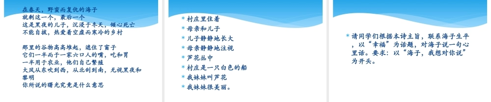 面朝大海-春暖花开