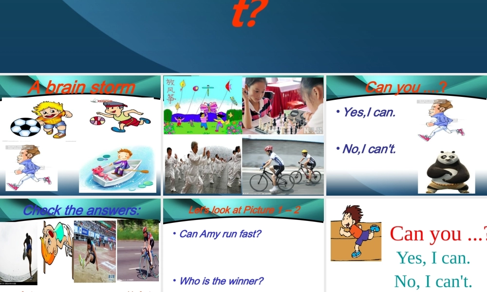 四年级Module5Unit1