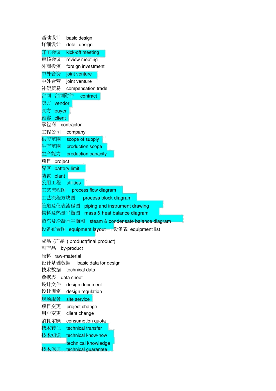 化工装置中英文词汇_第2页