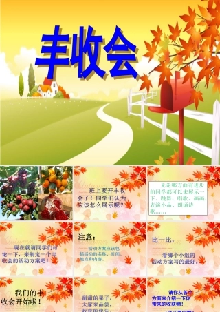 《丰收会》课件3