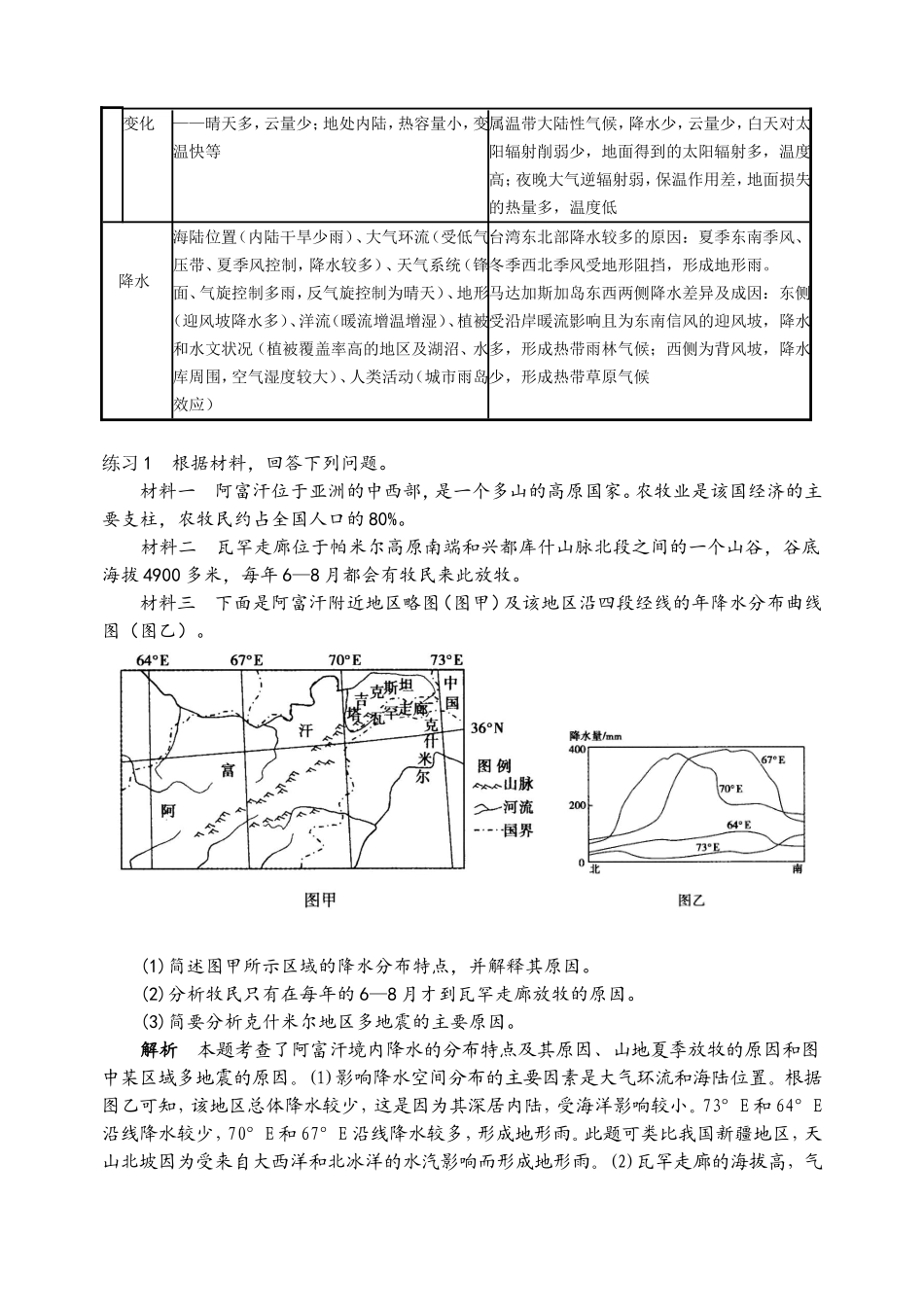 地理模板3--原因类设问_第2页
