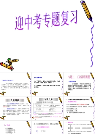 -专题三-工业流程图题