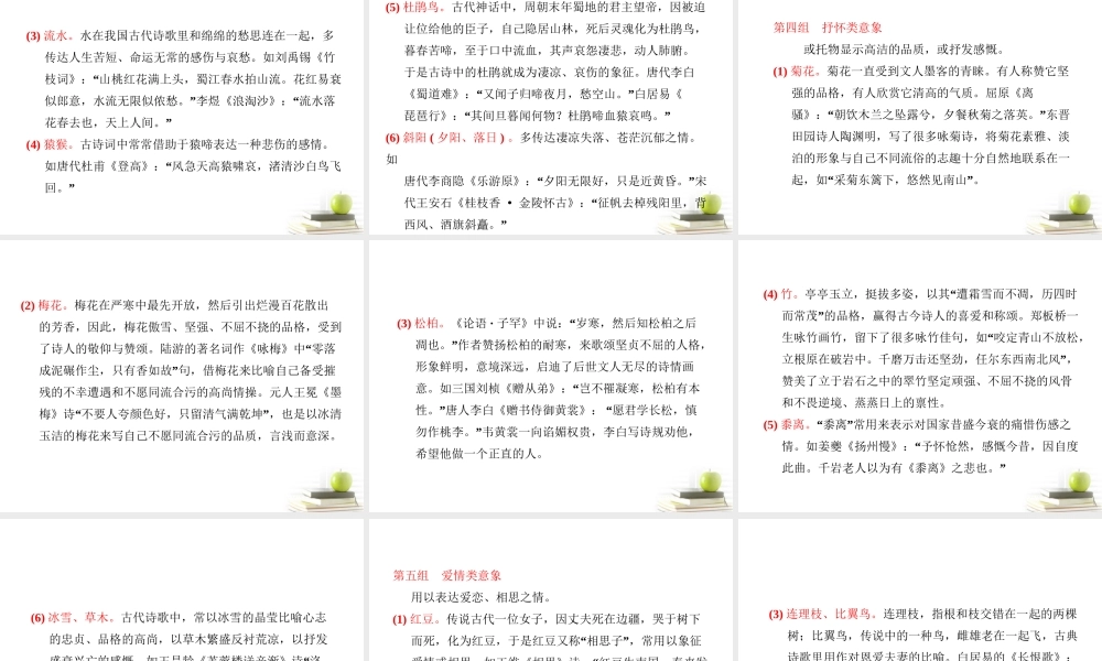 高考语文二轮复习 第二部分专题六第一讲　形象、思想内容和观点态度(1)课件 新人教版 课件