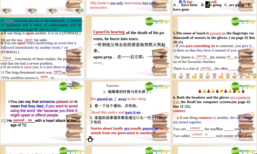 高中英语模块4 Unit 3 reading部分语言点课件牛津版必修4 课件