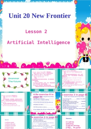 高中英语Unit esson 2 Artificial Intelligence 课件北师大版选修7 课件