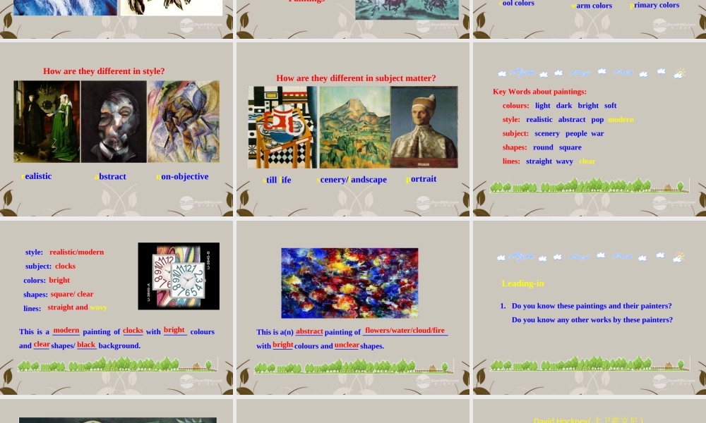 高一英语上学期 Unit6 Warm-up & Lesson 1 I课件 北师大版 课件