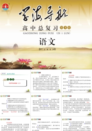 高考语文第一轮总复习第5章 第2节 文学作品阅读(2)课件 (广西专版) 课件