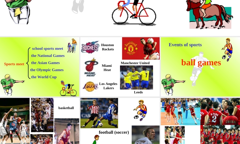 高中英语Unit 2 The Olympic Games-warming up课件 新课标 人教版 必修2 课件