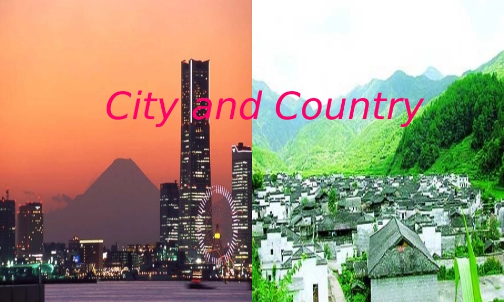 高中英语Unit 1 lesson 4 City and country课件3 北师大版 必修1 课件