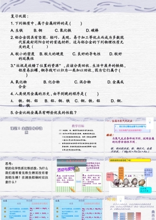 江苏省无锡地区初三化学复习课件