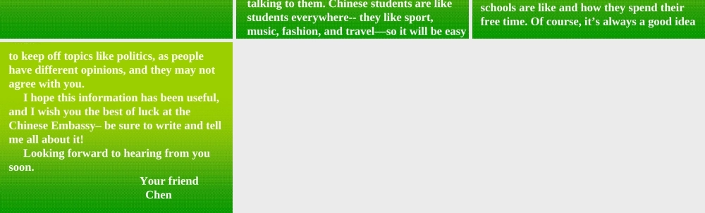 高中英语 module 2 language points课件 外研版选修6 课件