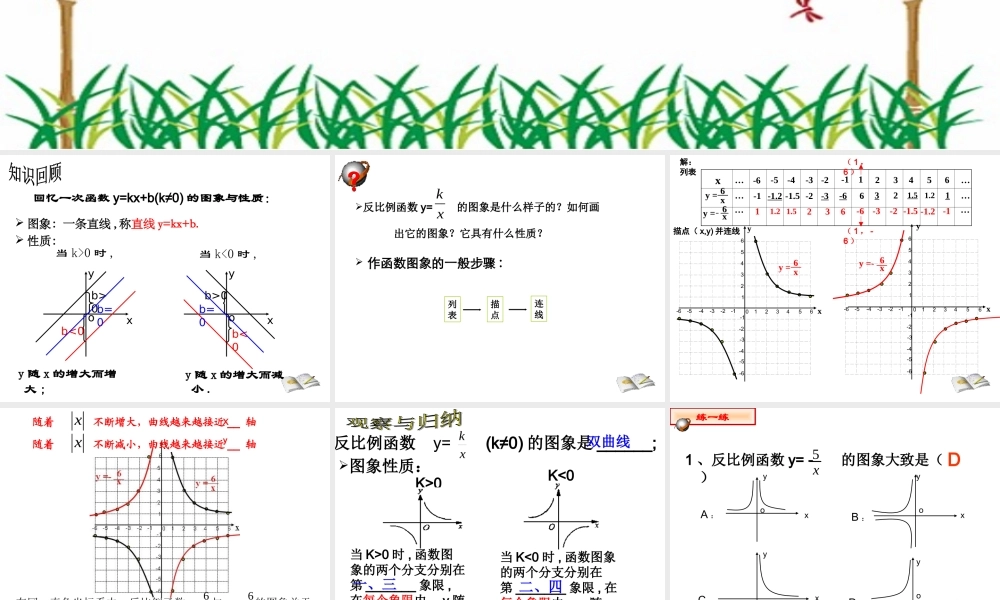 反比例函数的图象和性质.1.2-反比例函数的图象和性质