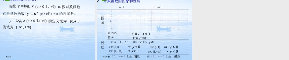高中数学 351(对数函数)课件 北师大版必修1 课件