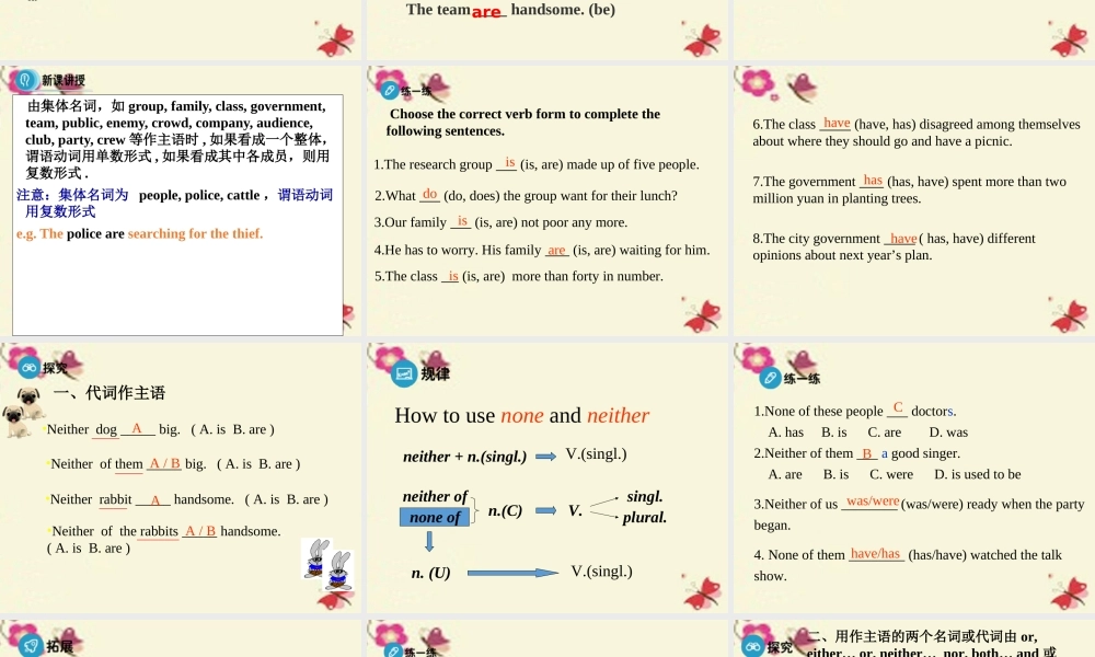 高中英语 Unit 1 Women of achievement Period 3 Grammar课件 新人教版必修4 课件