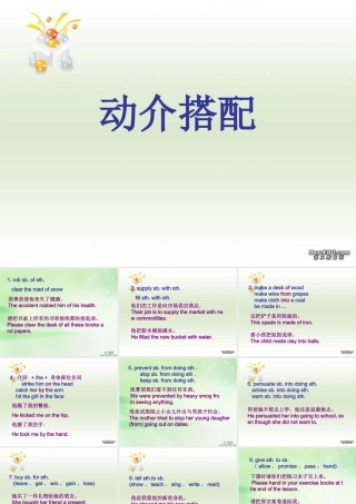 英语动词介词搭配课件 新课标0 课件