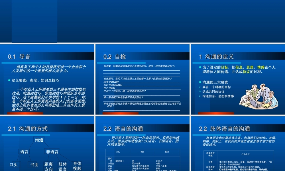 有效沟通(讲义)