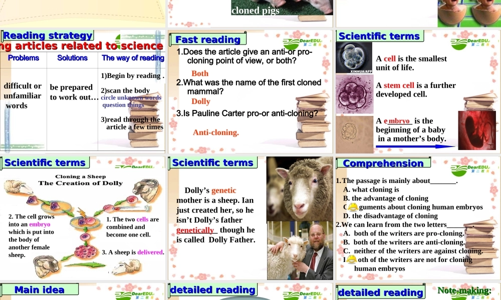 高中英语the perfect copy课件牛津版必修5 课件