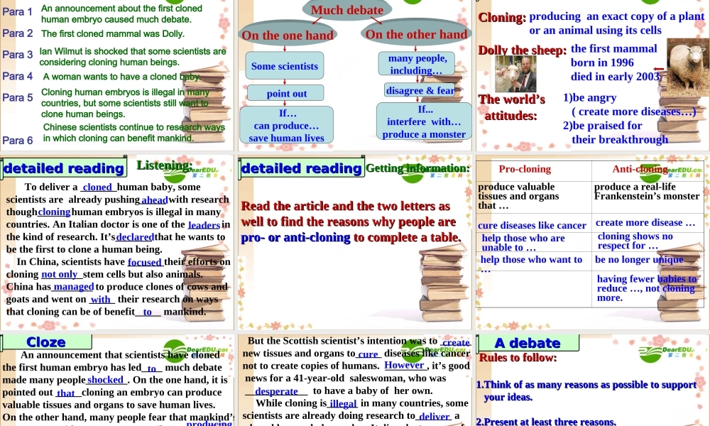 高中英语the perfect copy课件牛津版必修5 课件