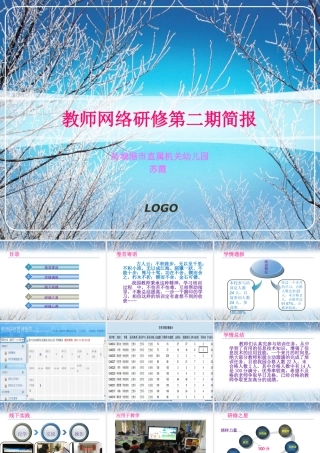 教师网络研修第二期简报