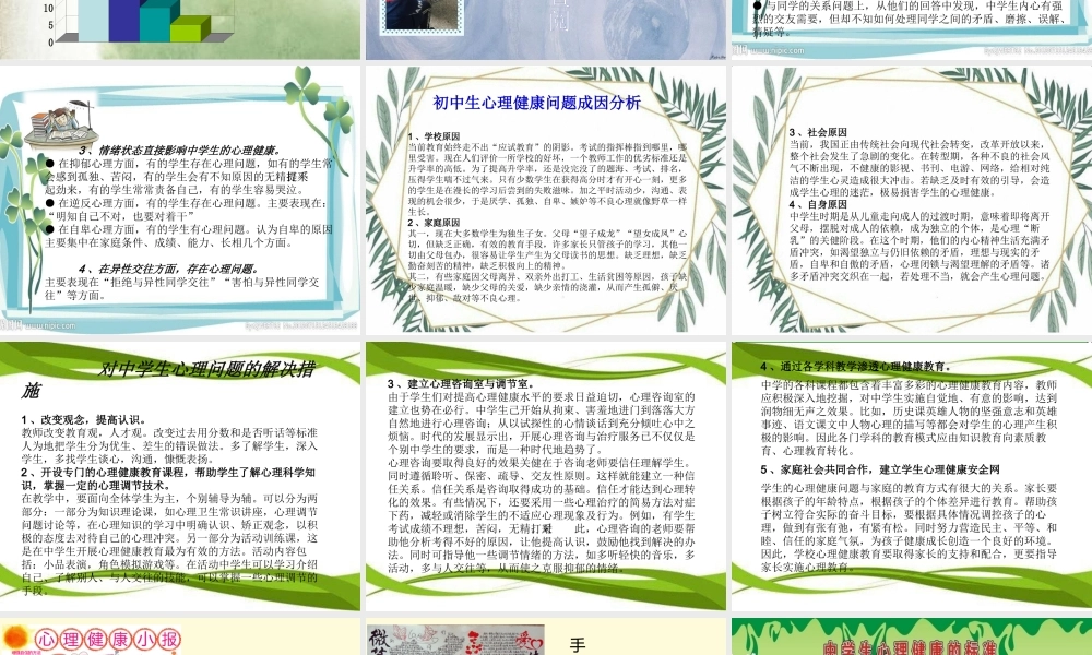 8.中学生体质健康状况调查