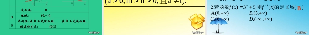 高一数学指数函数共3课时 新课标 人教版 课件