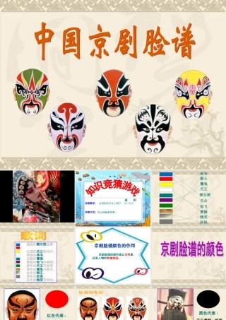 美术欣赏《京剧脸谱》课件