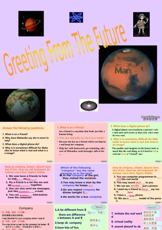 高二英语Unit6 Integrating skills课件 人教版 课件