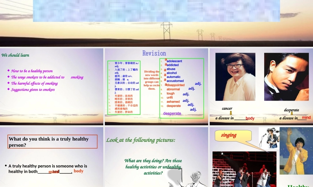 高中英语 Book6-unit3-lym课件 新人教版选修6 课件