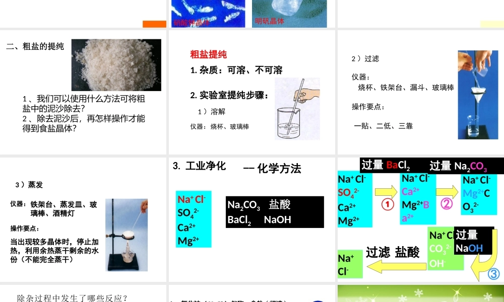 第三节海水“晒盐”-(2)