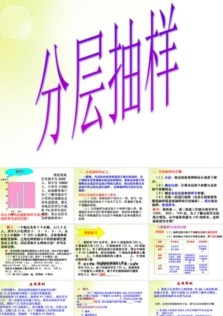 高中数学 1分层抽样课件 新人教A版必修3 课件