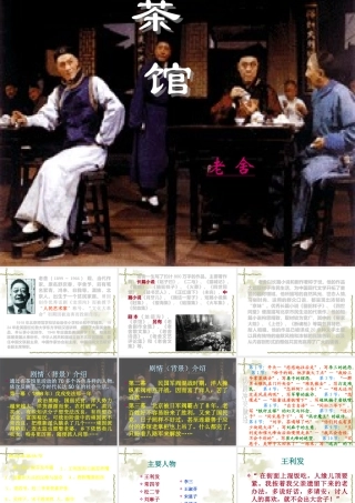 高二语文 茶馆 课件