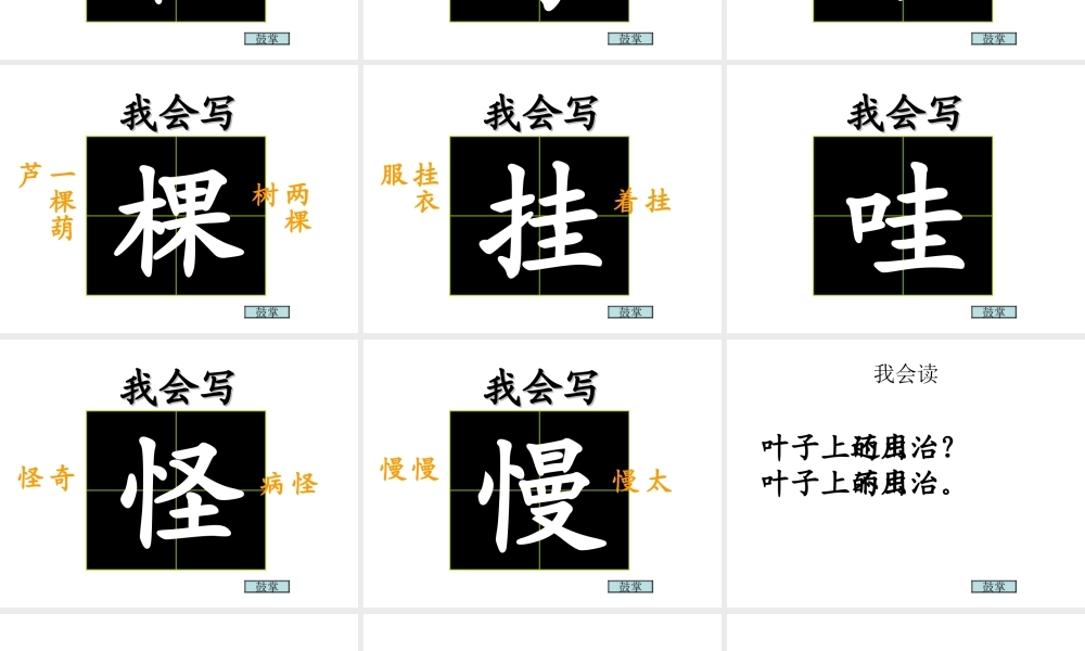 二年级语文我要的是葫芦3