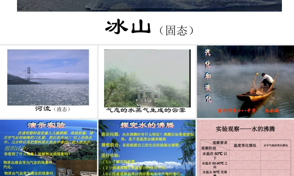 汽化及液化优质课课件