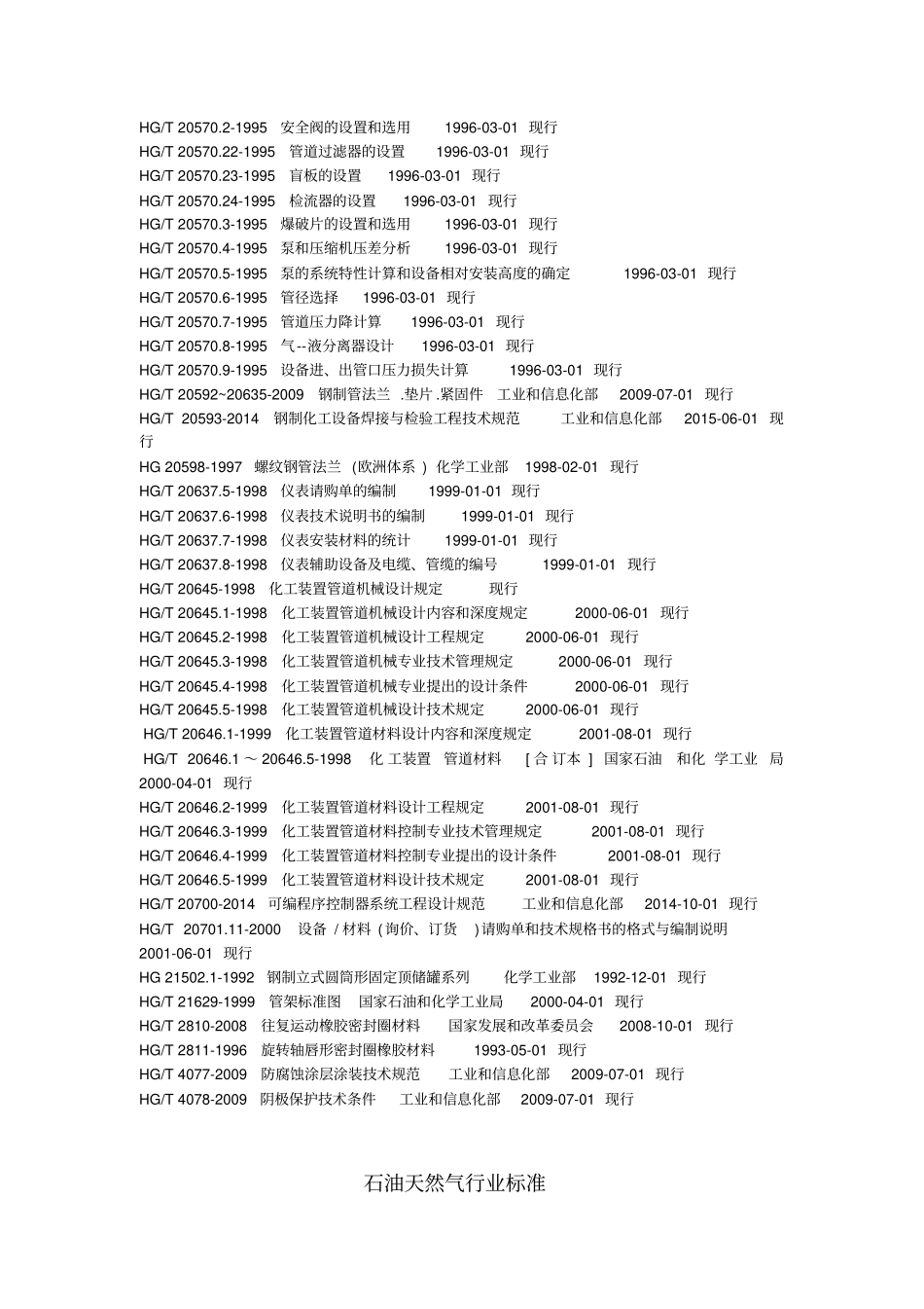 化工部石油化工行业标准_第2页