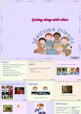 牛津英语模块五Unit1 welcome一  0 课件