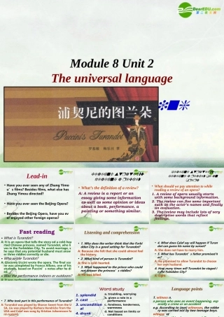 高中英语下学期 nit2reading & points课件  牛津版模块选修8