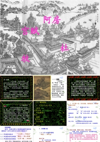 高中语文阿房宫赋课件2 苏教版 必修2 课件