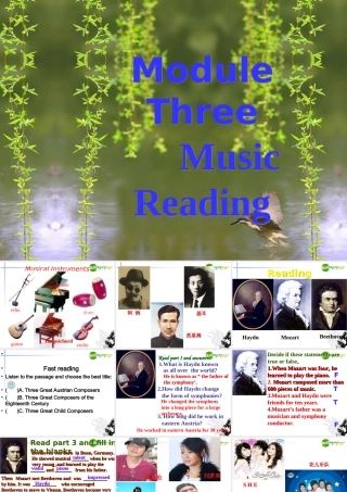 高中英语 Module3 Reading课件2 外研版必修2 课件