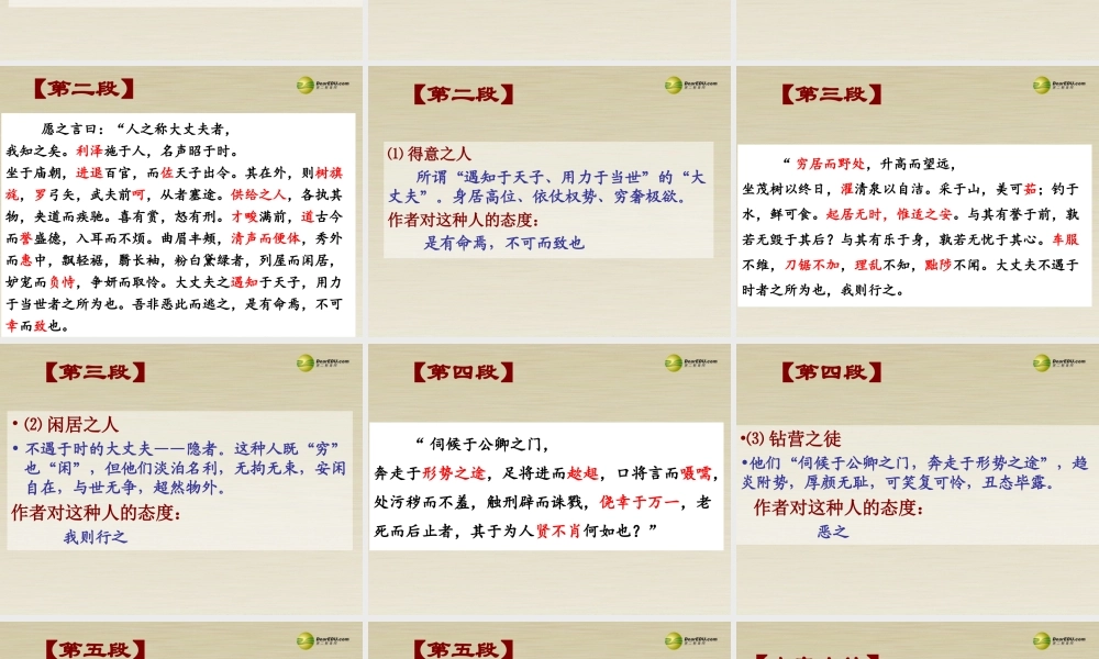 高二语文 送李愿归盘谷序课件 华东师大版 课件