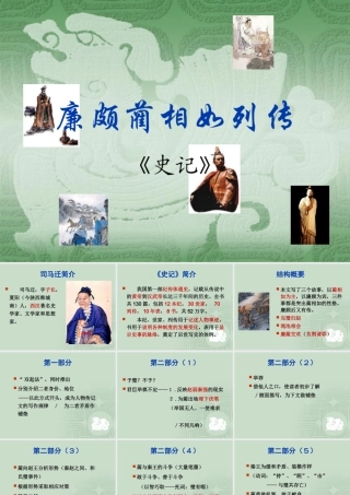 高中语文廉颇蔺相如列传精品课件人教版必修3 课件