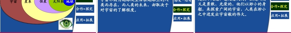 高中语文第四单元13宇宙的边疆课件2新人教版必修3 课件