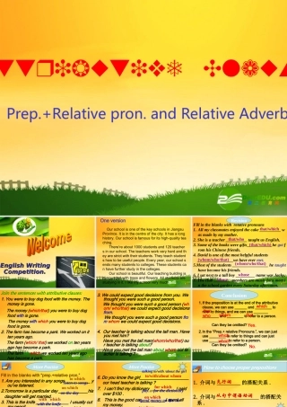 高一英语定语从句Module 1 Unit 2课件牛津版必修1 课件