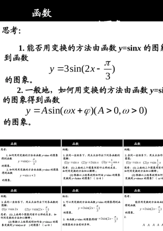 高中数学第十四课时 函数y=sinwxp的图象课件1 苏教版 必修4 课件