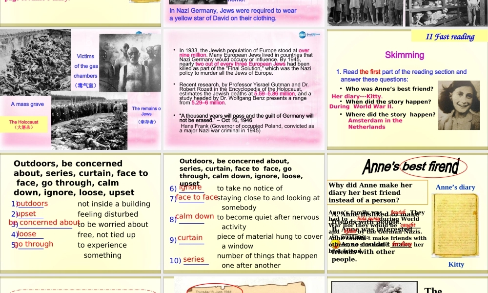 高中英语 Unit 1 reading课件 新人教版必修1 课件