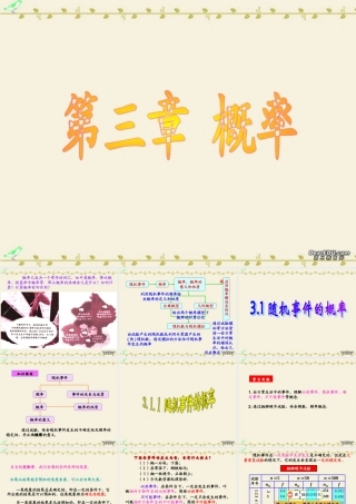 高一数学随机事件的概率课件 新课标 人教版A 必修3 课件